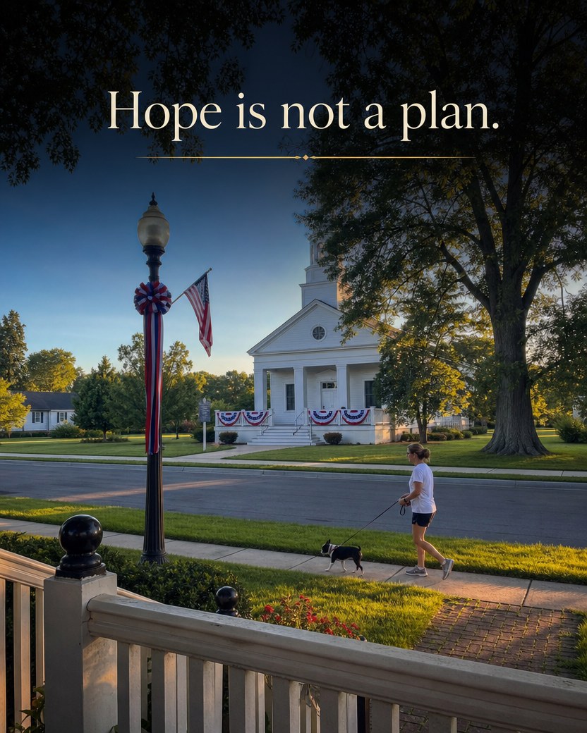Hope is not a plan.